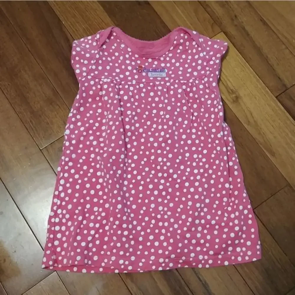 Carter's Pink Polka‎ Dot Aunties Favorite Dress